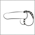 Bad Kitty Leren riem - Zwart
