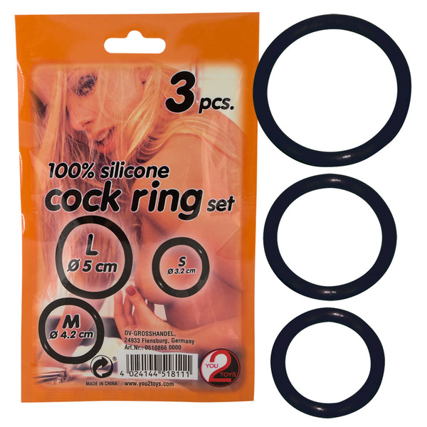 You2Toys Cock ring - Zwart - You2Toys - SKU: 5108660000