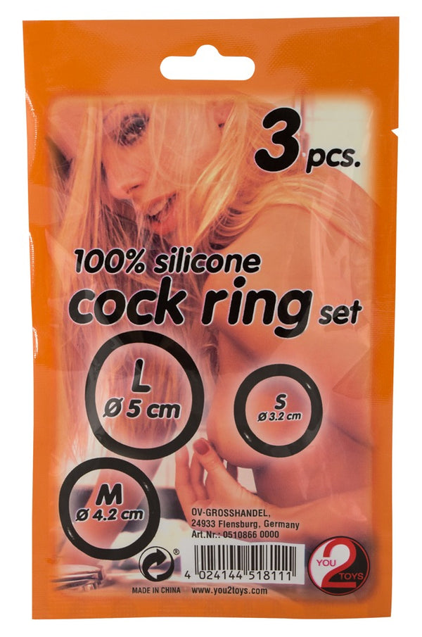 You2Toys Cock ring - Zwart - You2Toys - SKU: 5108660000