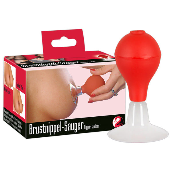 You2Toys tepelzuiger met steile zuignap - Transparant - You2Toys - SKU: 5111100000