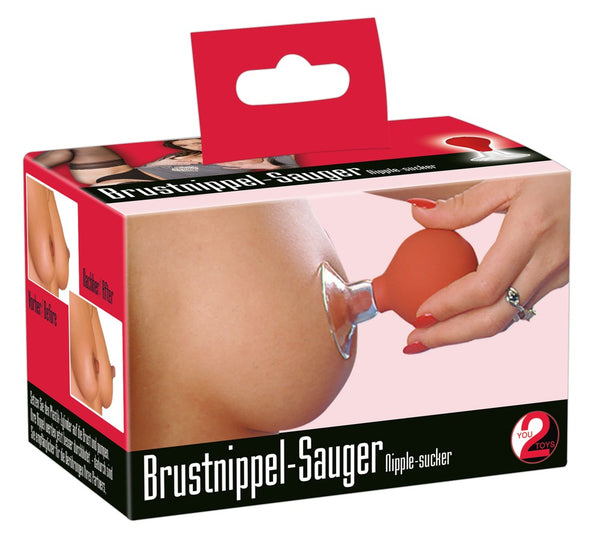 You2Toys tepelzuiger met steile zuignap - Transparant - You2Toys - SKU: 5111100000