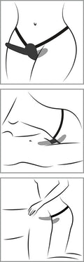 You2Toys Strap-on - Zwart