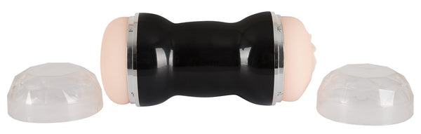 You2Toys Dubbel masturbator met vagina & anus - Huidskleur - You2Toys - SKU: 5117810000