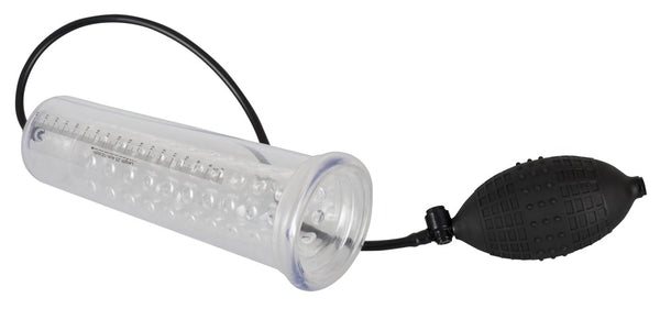 Mister Boner penis pomp met knobbels - Transparant - Mister Boner - SKU: 5123970000