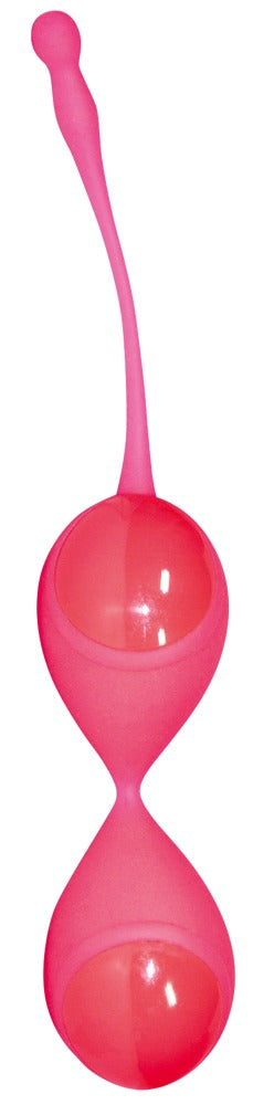 Vibrerende liefdesballen met stille massage - Roze - IntimateRed - SKU: 5124510000