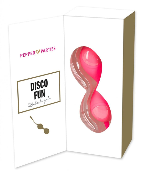 Vibrerende liefdesballen met stille massage - Roze - IntimateRed - SKU: 5124510000