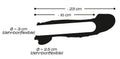 Crystal Penis sleeve met verlenging en kogelring - Transparant