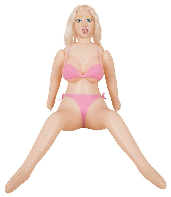 You2Toys Sekspop met 3 genotgaatjes - Huidskleur - You2Toys - SKU: 5130080000