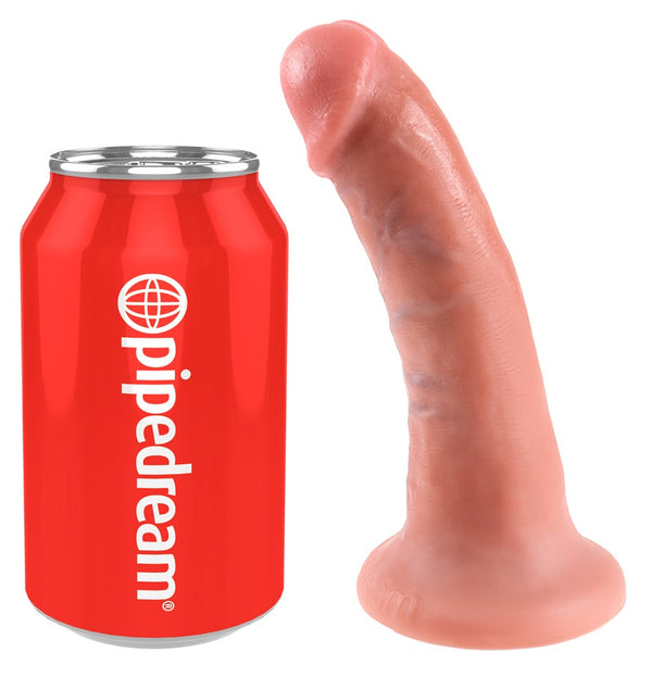 King Cock Realistic dildo 6" met zuignap - Huidskleur - King Cock - SKU: 5132700000