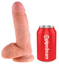 King Cock Realistic dildo met zuignap - Huidskleur