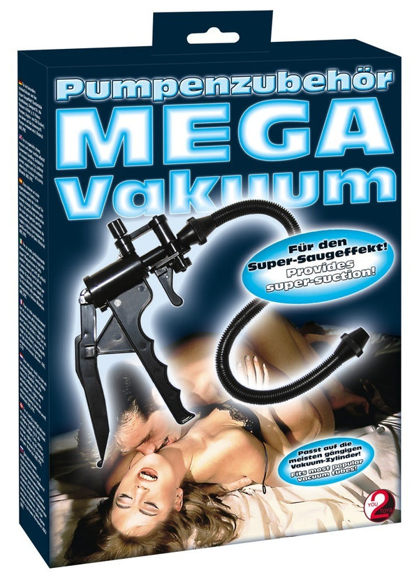 You2Toys pistoolgreep vacuümpomp - Zwart - You2Toys - SKU: 5135120000