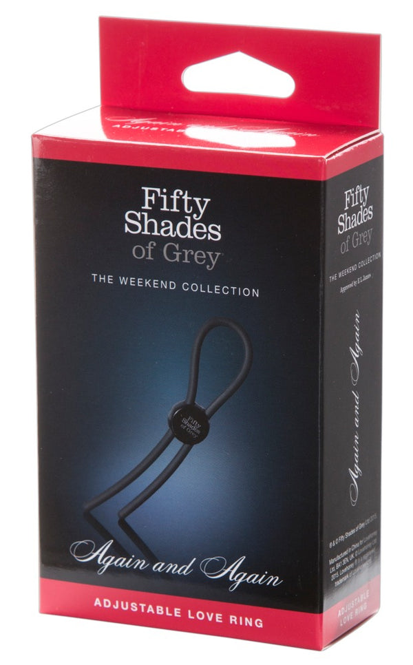 Fifty Shades of Grey instelbare penisring - Grijs - Fifty Shades of Grey - SKU: 5135390000