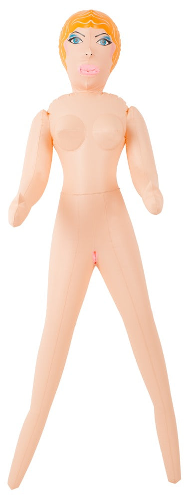 You2Toys Opblaasbare seksvriendin met 3 genotgaatjes - Huidskleur