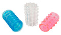 You2Toys Mouwen met ribbels en knobbels - Transparant