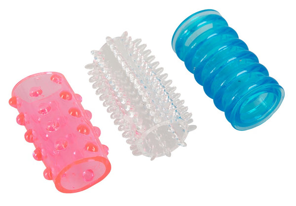 You2Toys Mouwen met ribbels en knobbels - Transparant - You2Toys - SKU: 5143060000