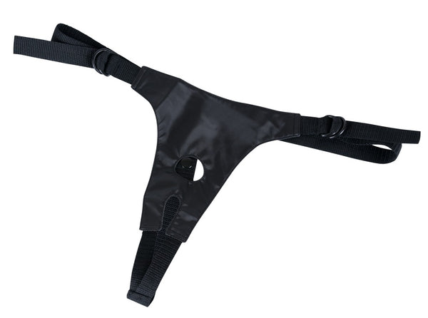 You2Toys Strap-on met 3 wisselbare dildo's - Zwart - You2Toys - SKU: 5158410000