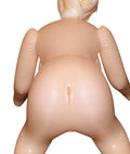 You2Toys Trilkussen met 3 genotgaatjes en opblaasbaar haar - Huidskleur