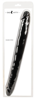 Bad Kitty Dubbele dildo - Zwart