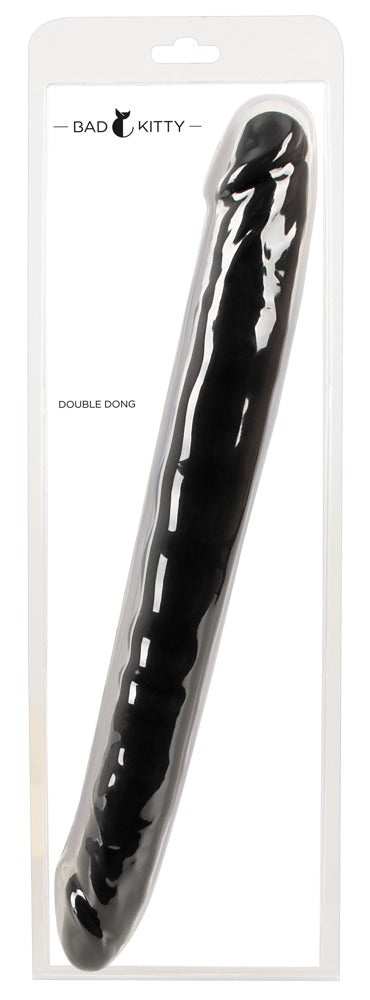 Bad Kitty Dubbele dildo - Zwart