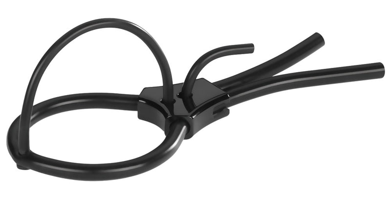 Mystim E-stim eikellus bipolair - Zwart