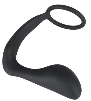 Black Velvets Ring & plug - Zwart