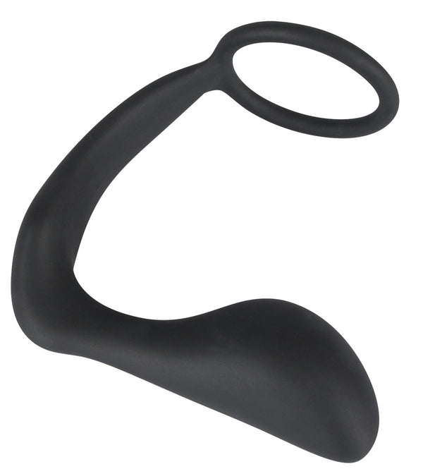 Black Velvets Ring & plug - Zwart - Black Velvets - SKU: 5167240000