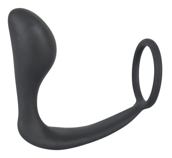 Black Velvets Ring & plug - Zwart - Black Velvets - SKU: 5167240000