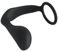 Black Velvets Ring & plug - Zwart