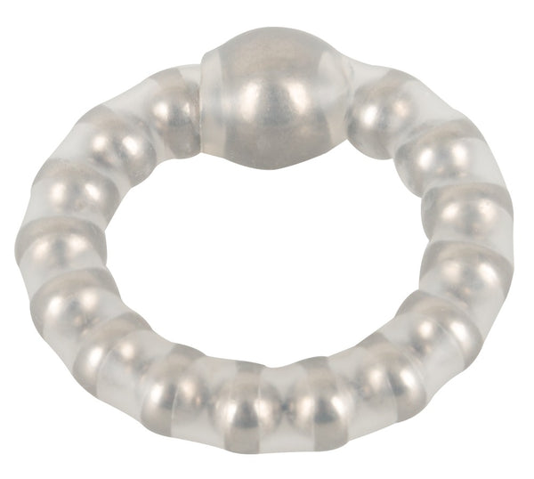 NMC Cockring met metalen kralen - Transparant - NMC - SKU: 5167400000