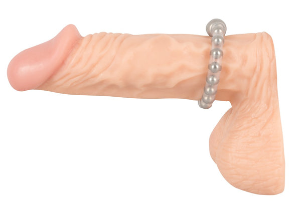 NMC Cockring met metalen kralen - Transparant - NMC - SKU: 5167400000