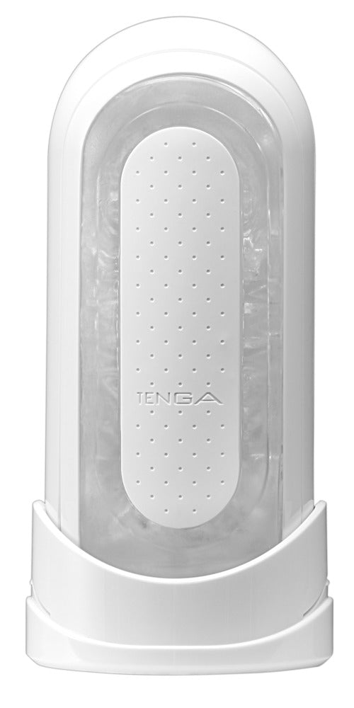 TENGA Masturbator transparant met nopjes en bal - Wit