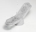 TENGA Masturbator transparant met nopjes en bal - Wit