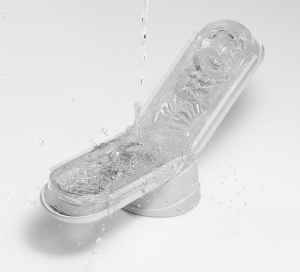 TENGA Masturbator transparant met nopjes en bal - Wit - TENGA - SKU: 5169100000