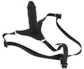 You2Toys Strap-on met gespsluiting en verstelbare jarretels - Zwart