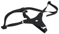 You2Toys Strap-on met gespsluiting en verstelbare jarretels - Zwart