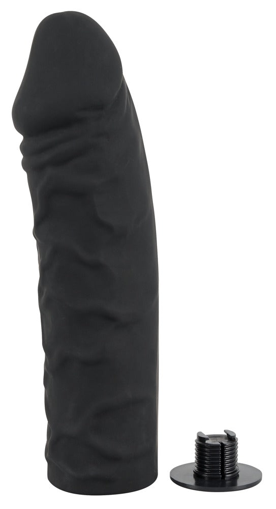 You2Toys Silicone strap-on met stevige dildo - Zwart - You2Toys - SKU: 5170970000