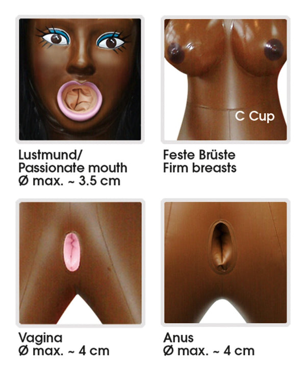 You2Toys Tyra sekspop - Huidskleur Donker - You2Toys - SKU: 5179250000