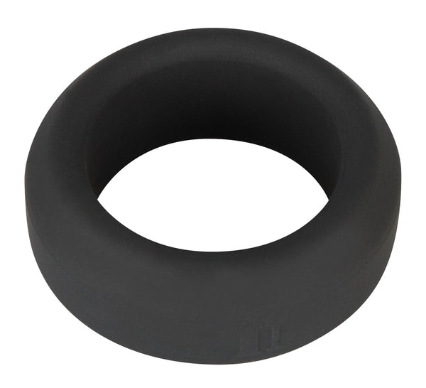 Black Velvets flexibele cock ring - Zwart