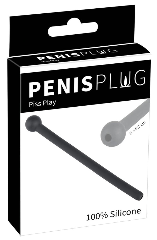 Penisplug Piss Play dilator - Zwart - Penisplug - SKU: 5183870000