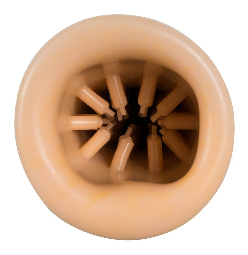 You2Toys Pijpmasturbator met zuigeffect en nopjes - Zwart