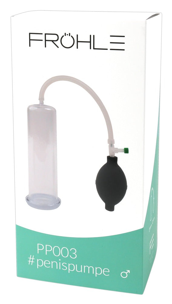Fröhle Penis pomp met vacuüm 250 Mbar - Transparant