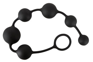 Black Velvets Anal beads - Zwart