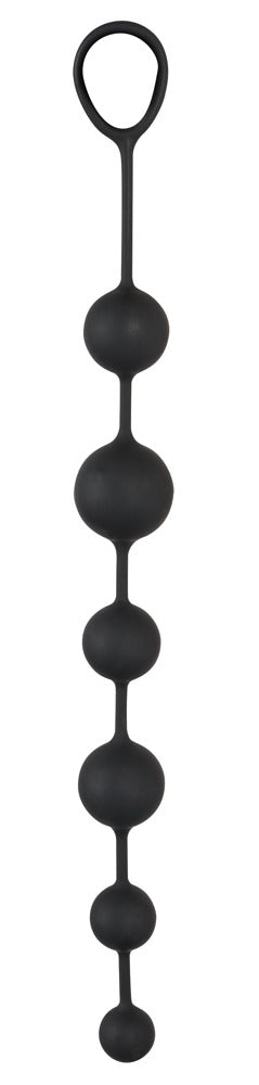 Black Velvets Anal beads - Zwart