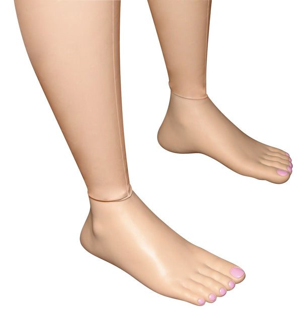 You2Toys Sekspop met 3D-gezicht en lange haar - Huidskleur - You2Toys - SKU: 5196340000