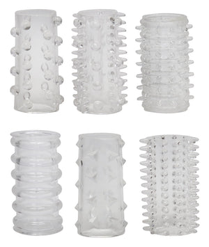 You2Toys Penis mouw transparant met stimulerende structuren - Transparant
