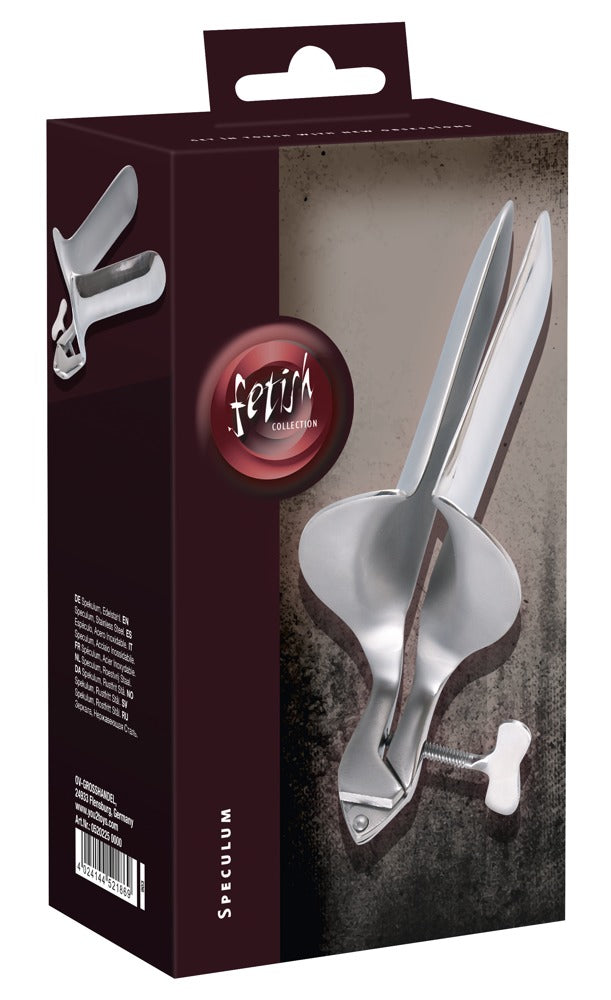 fetish Collection Vaginaal speculum roestvrij staal - Zilver