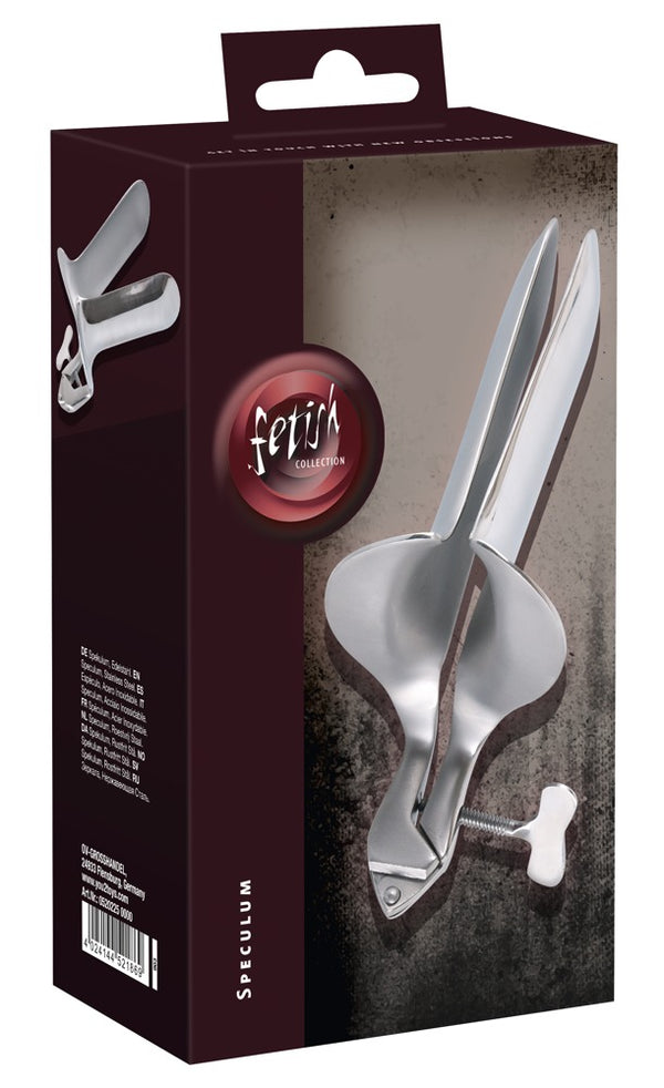 fetish Collection vaginale speculum met schroef - Zilver - fetish Collection - SKU: 5202250000