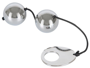 Bad Kitty metalen liefdesballen - Zilver