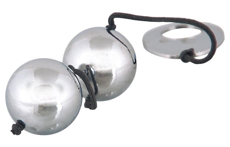 Bad Kitty Liefdesballen metalen met intrekring - Zilver