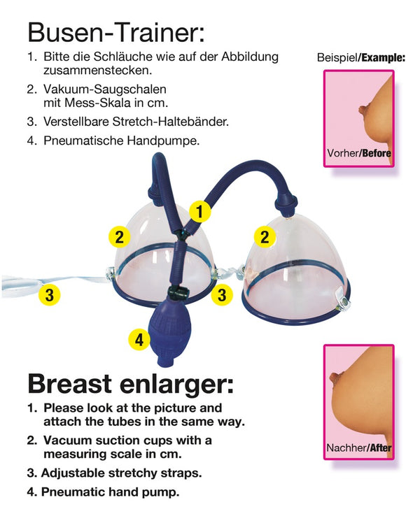 You2Toys Easy Grow borstzuignappen - Transparant - You2Toys - SKU: 5213370000
